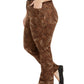 Charter Club Women's Plus Lexington Animal-Print Jeans Brown Size 16W