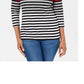 Karen Scott Women's Striped Colorblocked Top Red Size Petite Small