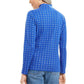 Karen Scott Women's Snowflake Dot Printed Mock-Neck Top Dark Blue Size Large