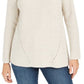Style & Co Women's Pointelle-Knit Sweater Beige Size Extra Large
