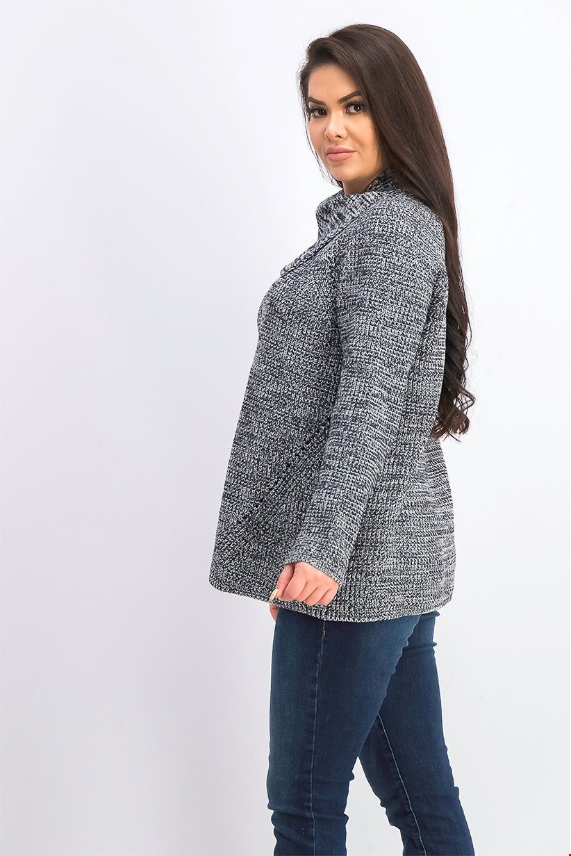Style & Co Women's Pointelle-Knit Sweater Black Size Extra Small