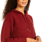 Ideology Women's Zip-Hem Hoodie Medium Red Size X-Small