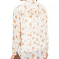 Alfani Women's Printed Blouse White Size XX-Large