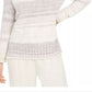 Style & Co Women's Chenille Space Dyed Sweater White Size Medium