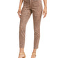 Style & Co Women's Curvy Fit Skinny Printed Jeans Red Size 6