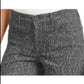 Style & Co Women's Curvy Fit Skinny Printed Jeans Grey Size 8
