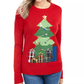 Karen Scott Women's Midnight Presents Sweater Bright Red Size Medium
