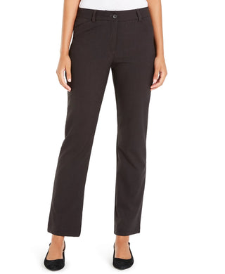 Alfani Women's Straight-Leg Pants Gray Size 16