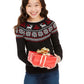 Charter Club Big Girls Fair Isle Family Sweater Black Size Medium