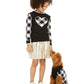 Charter Club Women's Little Girls Buffalo Check Family Sweater Natural Size 3T