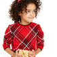 Charter Club Little Girls Plaid Family Sweater Red Size 4