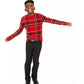 Charter Club Big Boy's Plaid Family Sweater Red Size Large