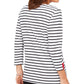 Karen Scott Women's Sport Colorblocked Striped Top  Red Size XX-Large