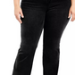 Style & Co Women's Power Sculpt Bootcut Jeans Black Size Petite Small