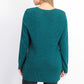 Style & Co Women's Mixed-Stitch Sweater Green Size Extra Large