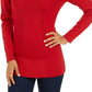 Style & Co Women's Mixed-Stitch Sweater Red Size Extra Small