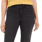 Style & Co Women's Curvy-Fit Straight Leg Jeans Dark Gray Size 14