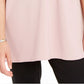 Alfani Women's Cap Sleeve Tunic Pink Size Small