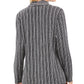 JM Women's Collection Metallic Layered-Look Top Black Size Medium