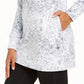 Ideology Women's Snake-Print Tunic White Size Large