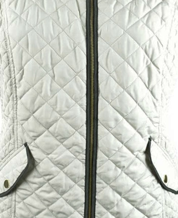 Charter Club Women's Velvet-Flocked Vest White Size Small