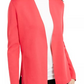 Alfani Women's Full Needle Sweater Coat Sweater Red Size Petite Small