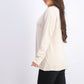 Alfani Women's Hardware Seamed Sweater Beige Size Medium