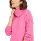 Bar III Women's Becca Tilley X Turtleneck High Low Sweater Pink Size X-Small