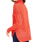 Bar III Women's Becca Tilley X Turtleneck High-Low Sweater Medium Red Size X-Large