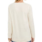 Style & Co Women's Metallic Graphic Sweatshirt Beige Size Large