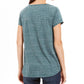 Style & Co Women's Joy Graphic T-Shirt Green Size XX Large