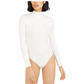 Bar  III Women's Becca Tilley X Turtleneck Bodysuit  Natural Size XX-Large