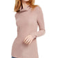 INC International Concepts Women's Shimmer Turtleneck Medium Red Size Extra Small