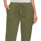 Style & Co Women's Pull On Cuffed Utility Pants Green Size 4