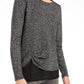 INC International Concepts Women's Layered-Look Metallic Top Silver Size Small