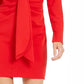 INC International Concepts Women's Drape-Front Sheath Dress  Red Size Extra Large