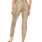 Style & Co Women's Curvy Tummy Control Printed Skinny Jeans Brown Size 2