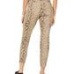 Style & Co Women's Curvy Tummy Control Printed Skinny Jeans Brown Size 6