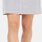 Karen Scott Women's Corded Striped Skort Navy Size 6
