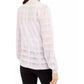 Alfani Women's Illusion Plaid Cardigan White Size Petite Medium