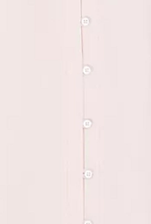 Style & Co Women's Button-Down Flutter-Sleeve Top Pink Size Medium