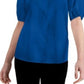 Alfani Women's Smocked-Shoulder Top Dark Blue Size XX Large