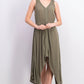 Style & Co Women's Handkerchief-Hem Dress Med Green Size Medium