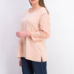 Style & Co Women's Eyelet-Sleeve Cotton Top Bright Red Size Small