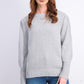 Style & Co Women's Puffy-Sleeve Sweater Gray Size Medium
