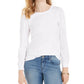 Charter Club Women's Supima Puff Sleeve Top White Size Medium