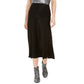 Bar III Women's Shimmer Midi Skirt New Black Size Large