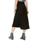 Bar III Women's Shimmer Midi Skirt New Black Size Large