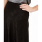 Bar III Women's Shimmer Midi Skirt New Black Size Large