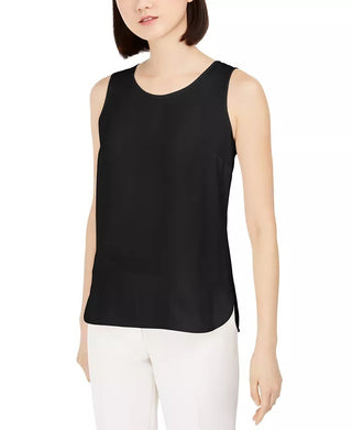 Anne Klein Women's Woven Top Black Size X-Small